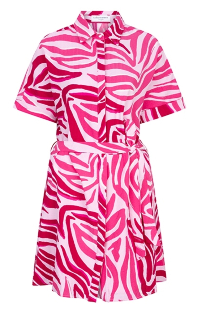 DRESS NYAH QD22 784 logo zebra print